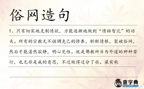 俗網(wǎng)造句