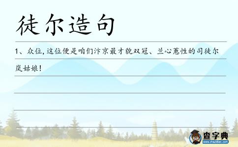 徒爾造句