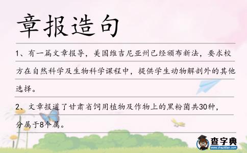 章報造句