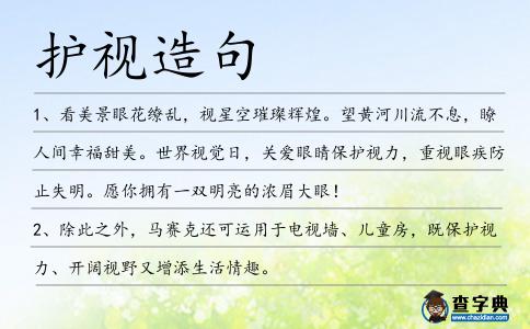 護視造句