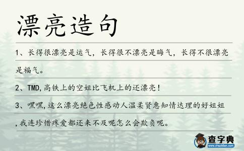漂亮造句