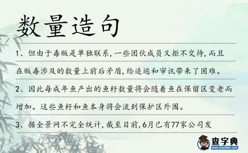 數量造句