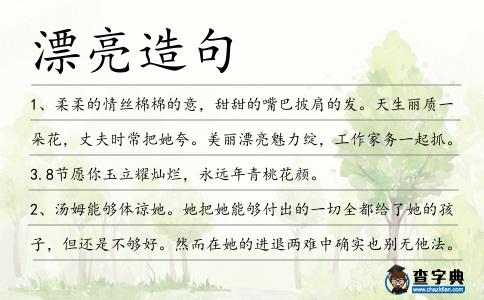 漂亮造句