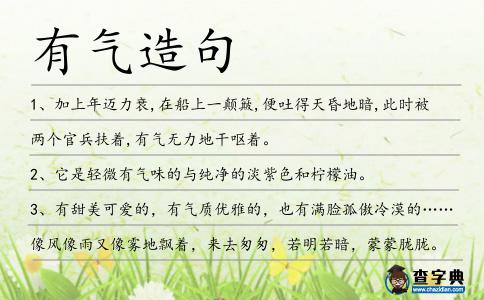 有氣造句