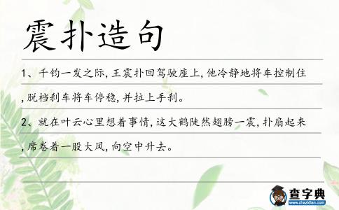 震撲造句