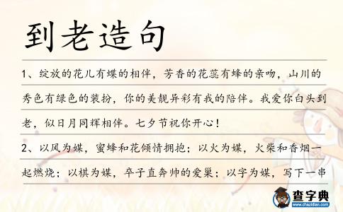 到老造句