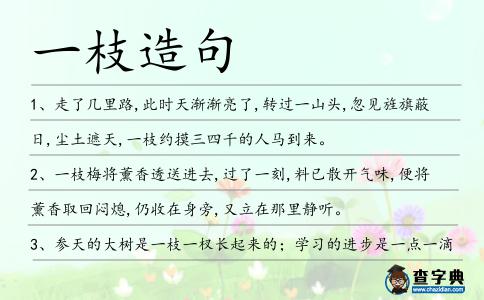 一枝造句