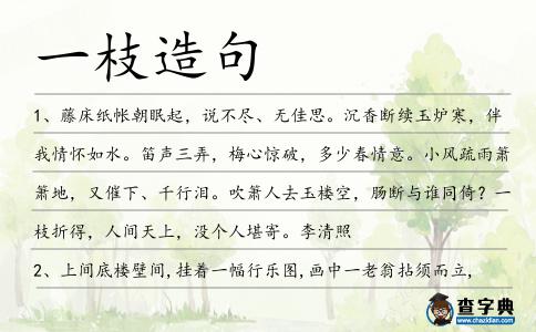 一枝造句