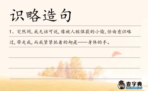 識略造句