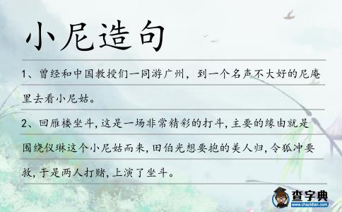 小尼造句