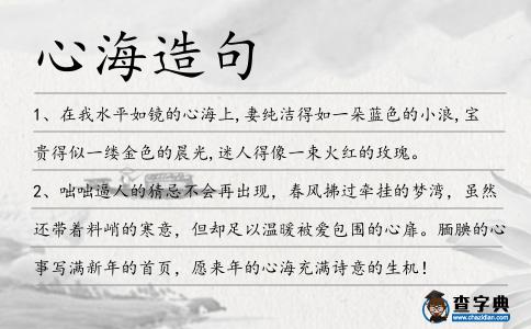 心海造句