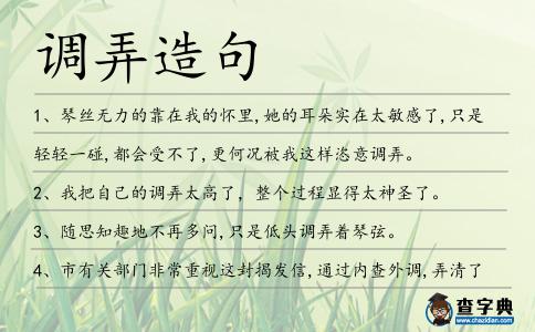 調弄造句