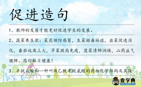 促進(jìn)造句