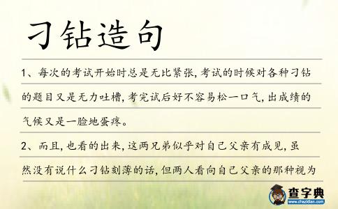 刁鉆造句