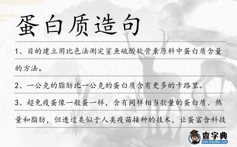 蛋白質造句