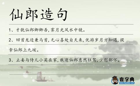 仙郎造句