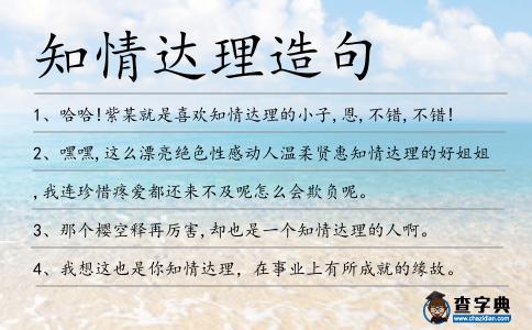 知情達(dá)理造句
