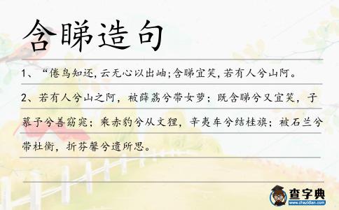 含睇造句