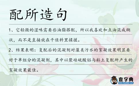 配所造句