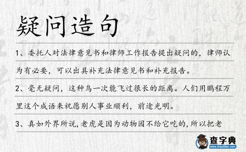 疑問造句