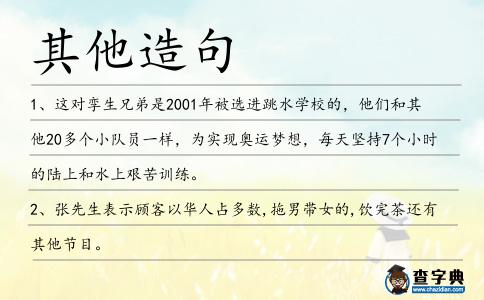 其他造句