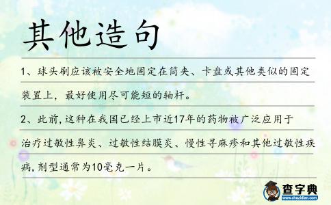 其他造句