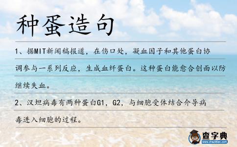 種蛋造句