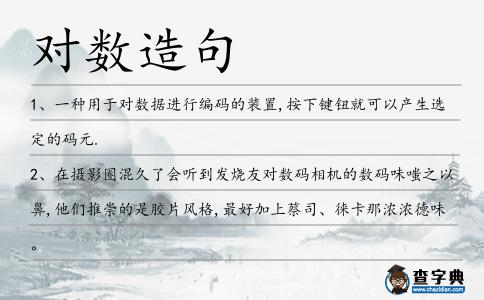 對(duì)數(shù)造句