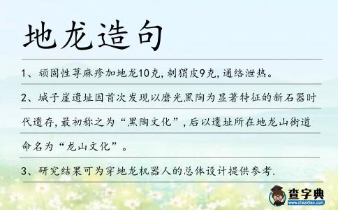 地龍造句