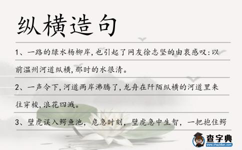 縱橫造句
