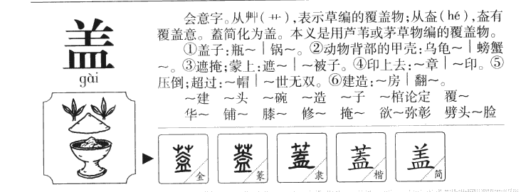 蓋