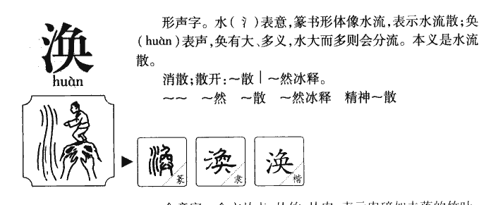 渙