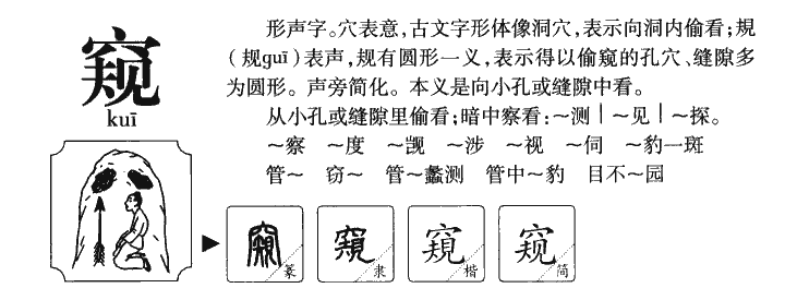 窺