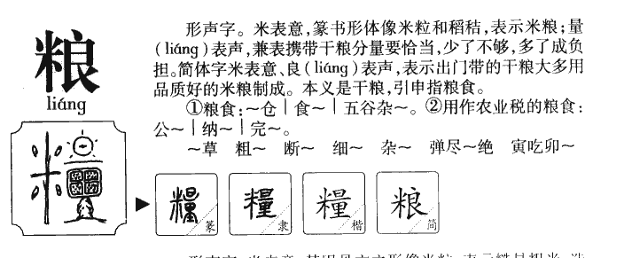 糧