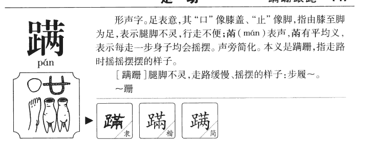 蹣