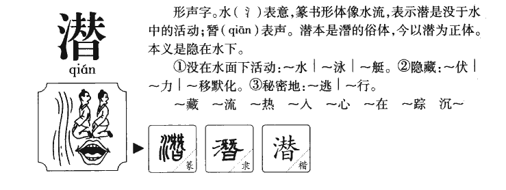 潛