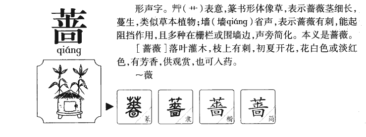 薔