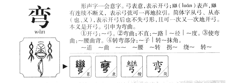 彎