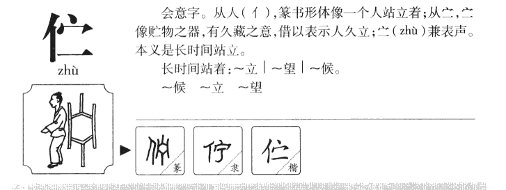 佇