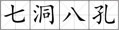 七洞八孔