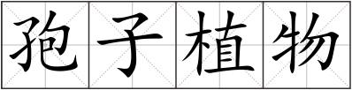 孢子植物