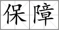 保障
