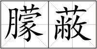 朦蔽
