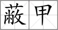 蔽甲