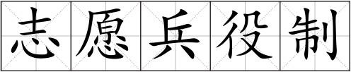 志愿兵役制