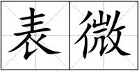 表微