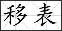移表