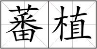 蕃植