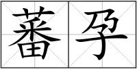 蕃孕