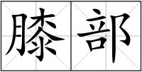 膝部